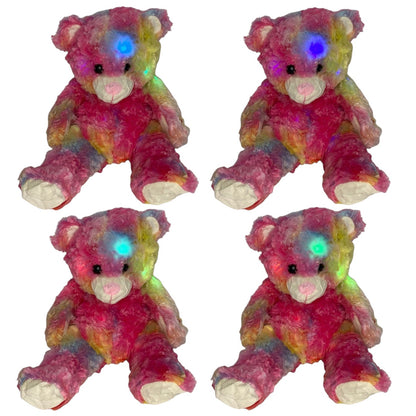 Rainbow Bear Led Plush SS3404-35(6PC)