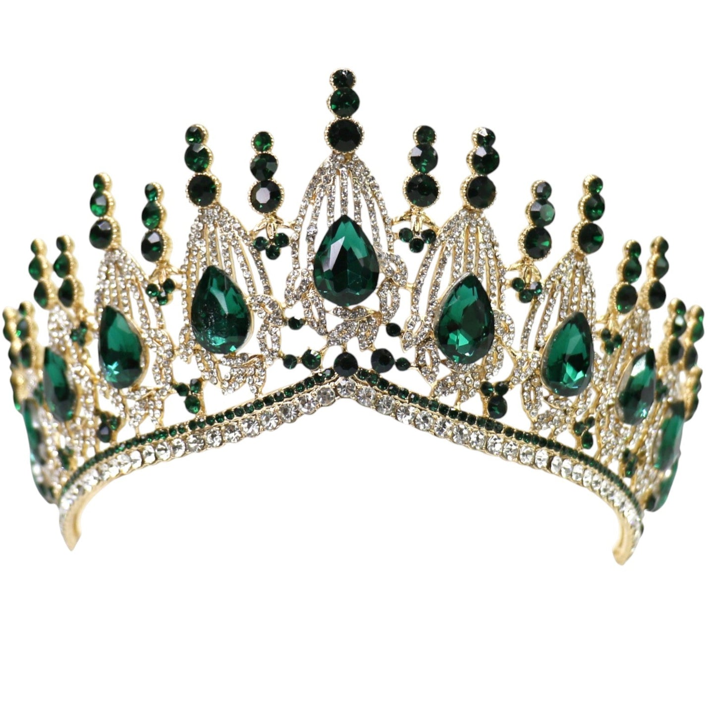Crystal Tiara Crown HT0951. (1PC)