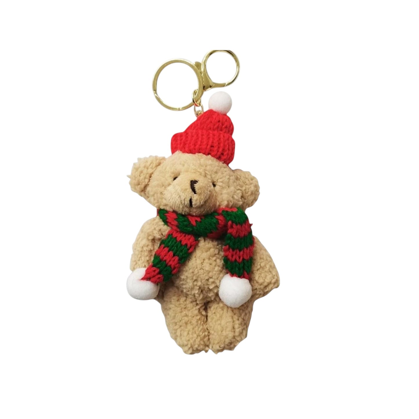 Christmas Muffler Bear Key Chain SS41014-21..(12PC)