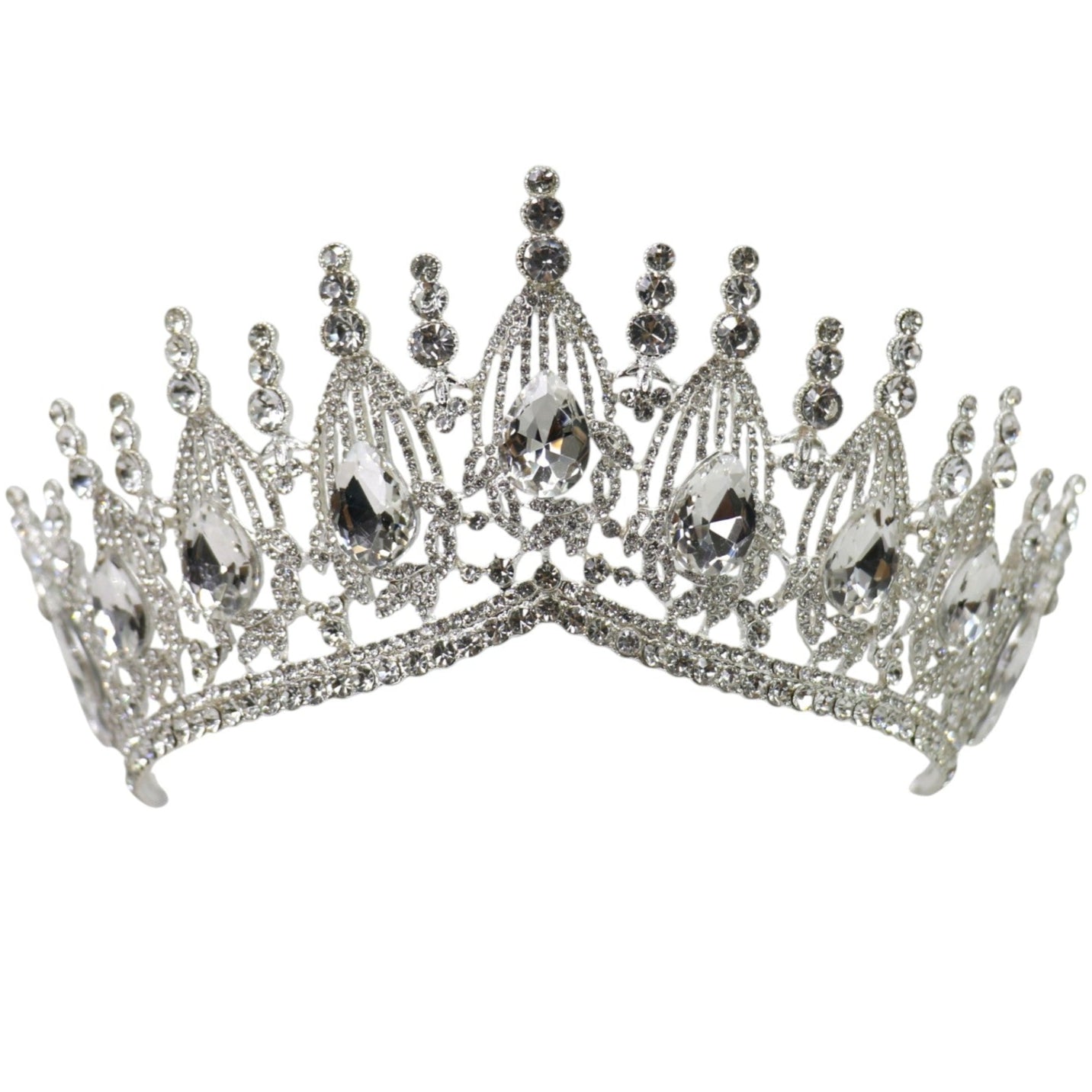 Crystal Tiara Crown HT0951. (1PC)