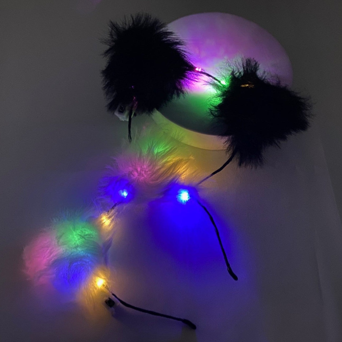 Led Cat Ear Fluffy Headband JH5828-1 (12PC)