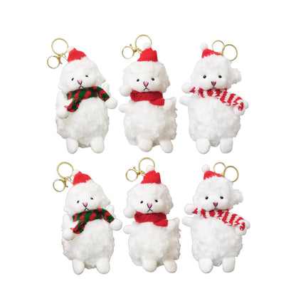 Christmas Muffler Lamb Key Chain  SS41014-23.. (12PC)