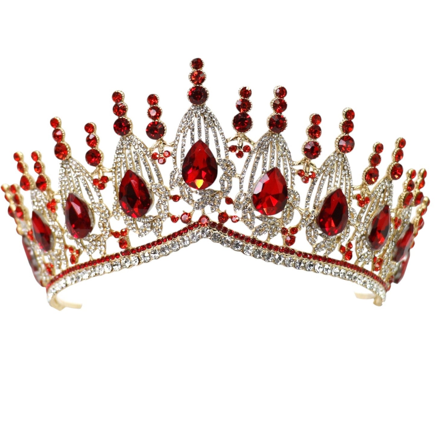 Crystal Tiara Crown HT0951. (1PC)