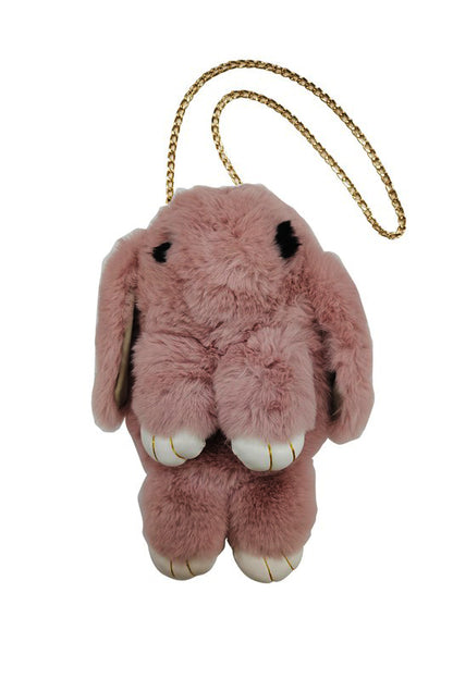 Pom Pom Bunny Crossbody Bag BG922 (6pc)
