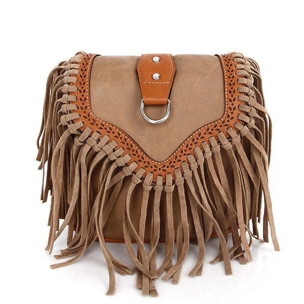 Boho Tassel Crossbody Bag SS2828-43 (12PC)
