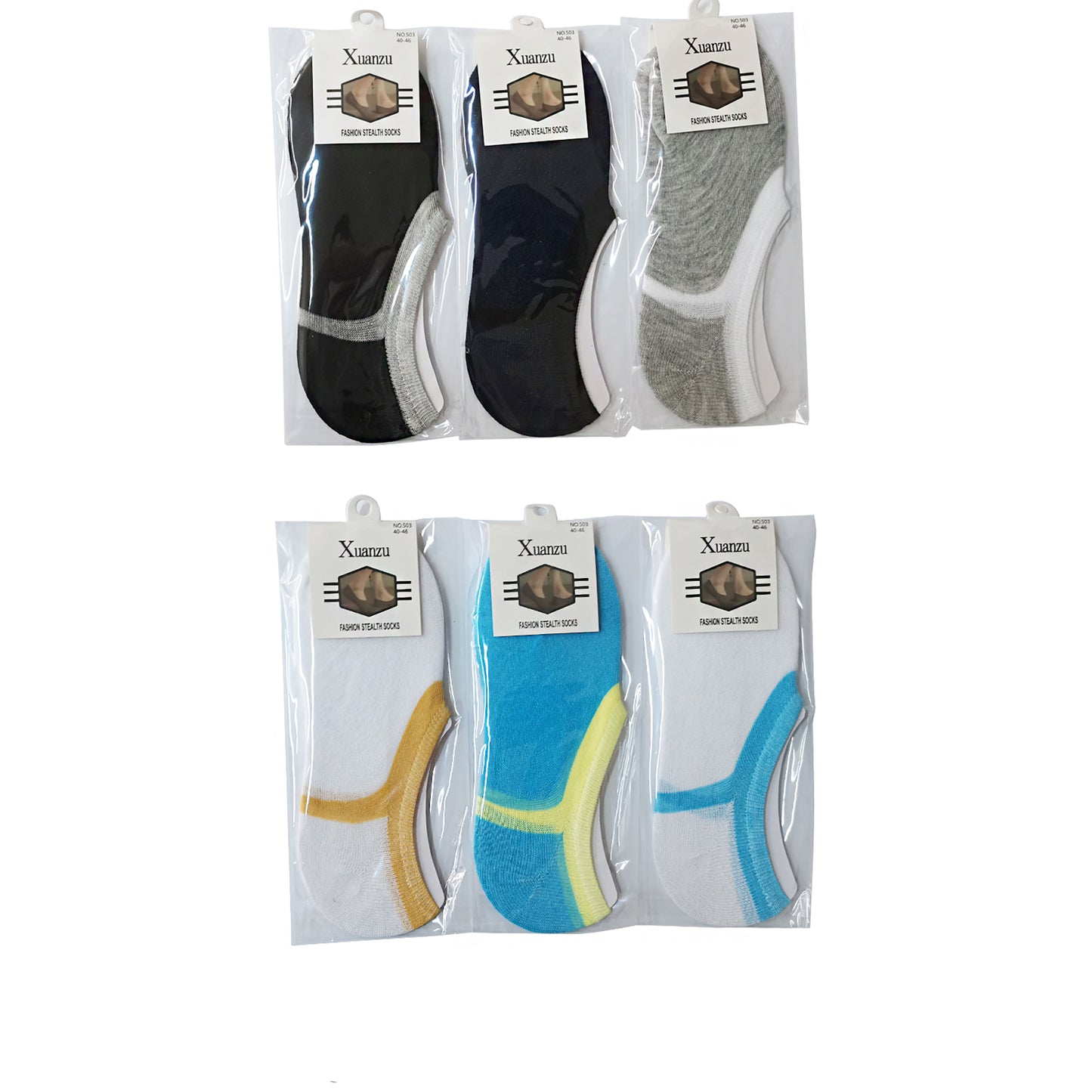 Men's Fake Socks 816-2 (12PC)