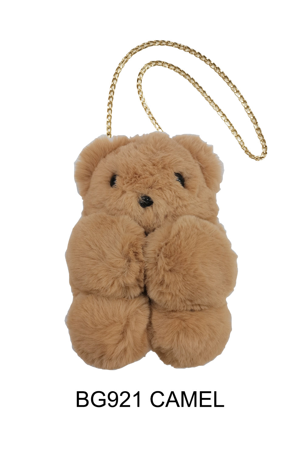 Pom Pom Bear Crossbody Bag BG921 (6PC)