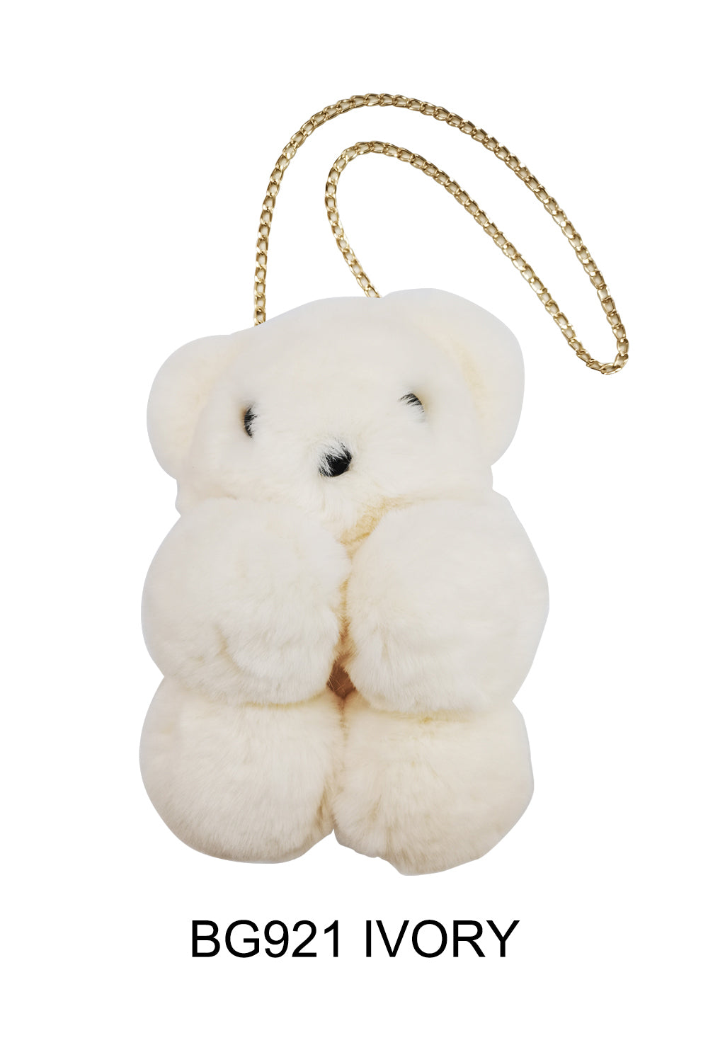 Pom Pom Bear Crossbody Bag BG921 (6PC)