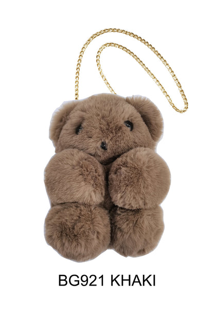 Pom Pom Bear Crossbody Bag BG921 (6PC)