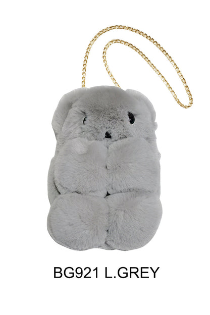 Pom Pom Bear Crossbody Bag BG921 (6PC)