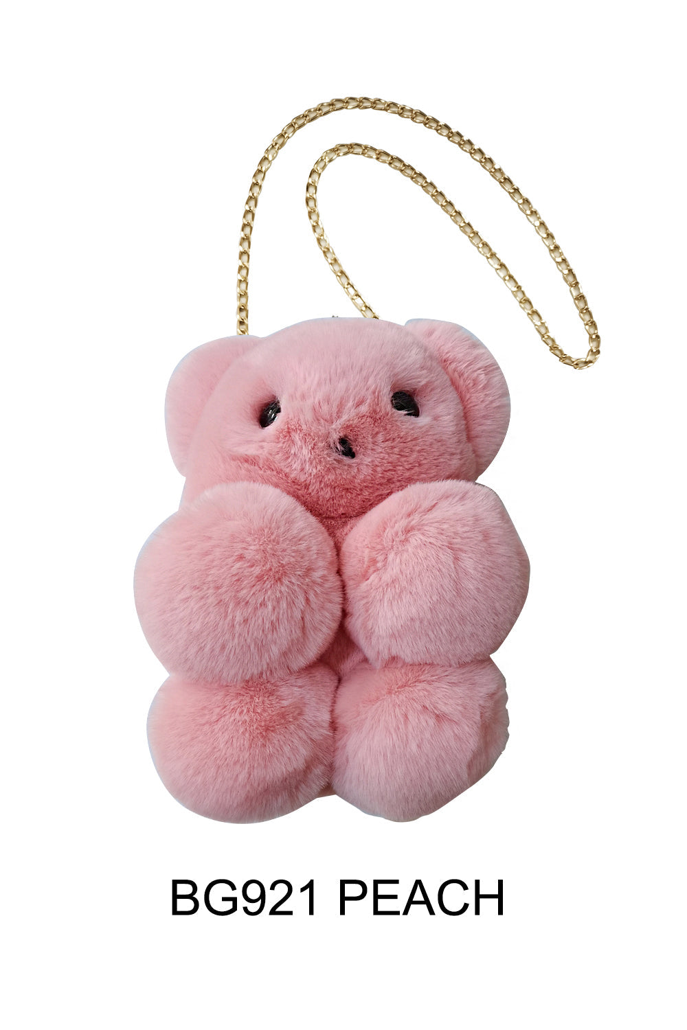 Pom Pom Bear Crossbody Bag BG921 (6PC)