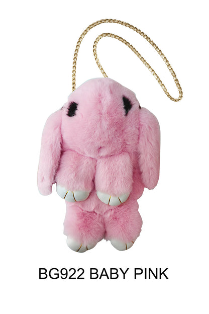 Pom Pom Bunny Crossbody Bag BG922 (6pc)