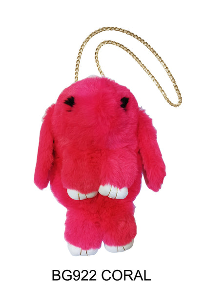 Pom Pom Bunny Crossbody Bag BG922 (6pc)