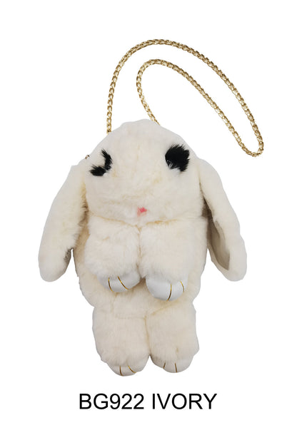 Pom Pom Bunny Crossbody Bag BG922 (6pc)