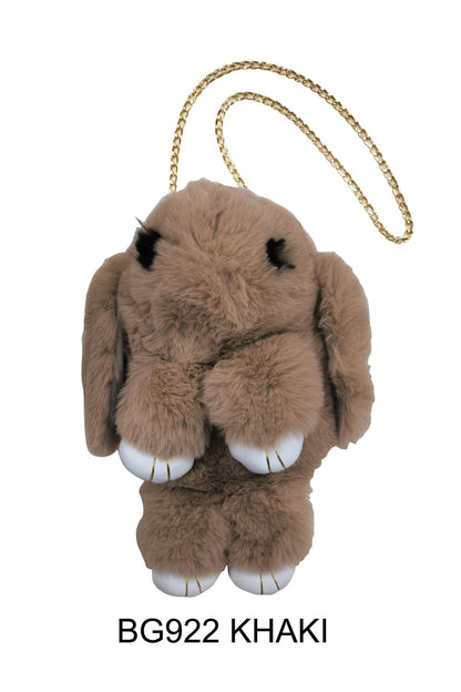 Pom Pom Bunny Crossbody Bag BG922 (6pc)