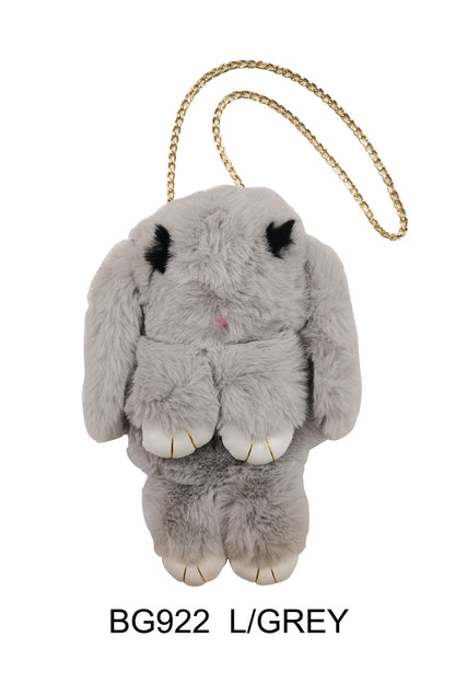 Pom Pom Bunny Crossbody Bag BG922 (6pc)