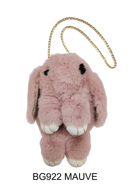 Pom Pom Bunny Crossbody Bag BG922 (6pc)