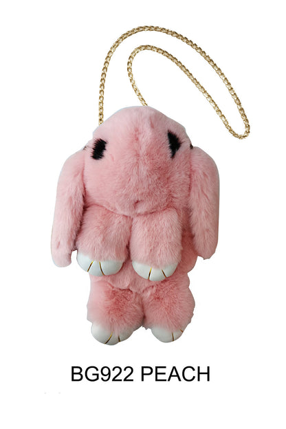 Pom Pom Bunny Crossbody Bag BG922 (6pc)