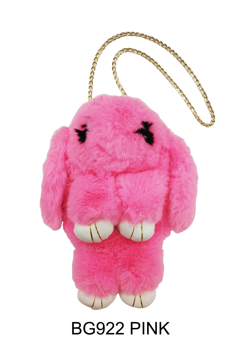 Pom Pom Bunny Crossbody Bag BG922 (6pc)