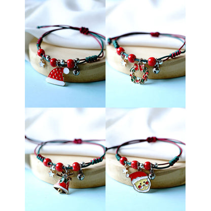 Christmas Holiday Charm Stretch Bracelet BR2913-56 (12PC)
