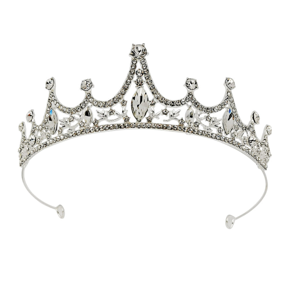 Crystal Tiara Crown CR111-25 (1pc)