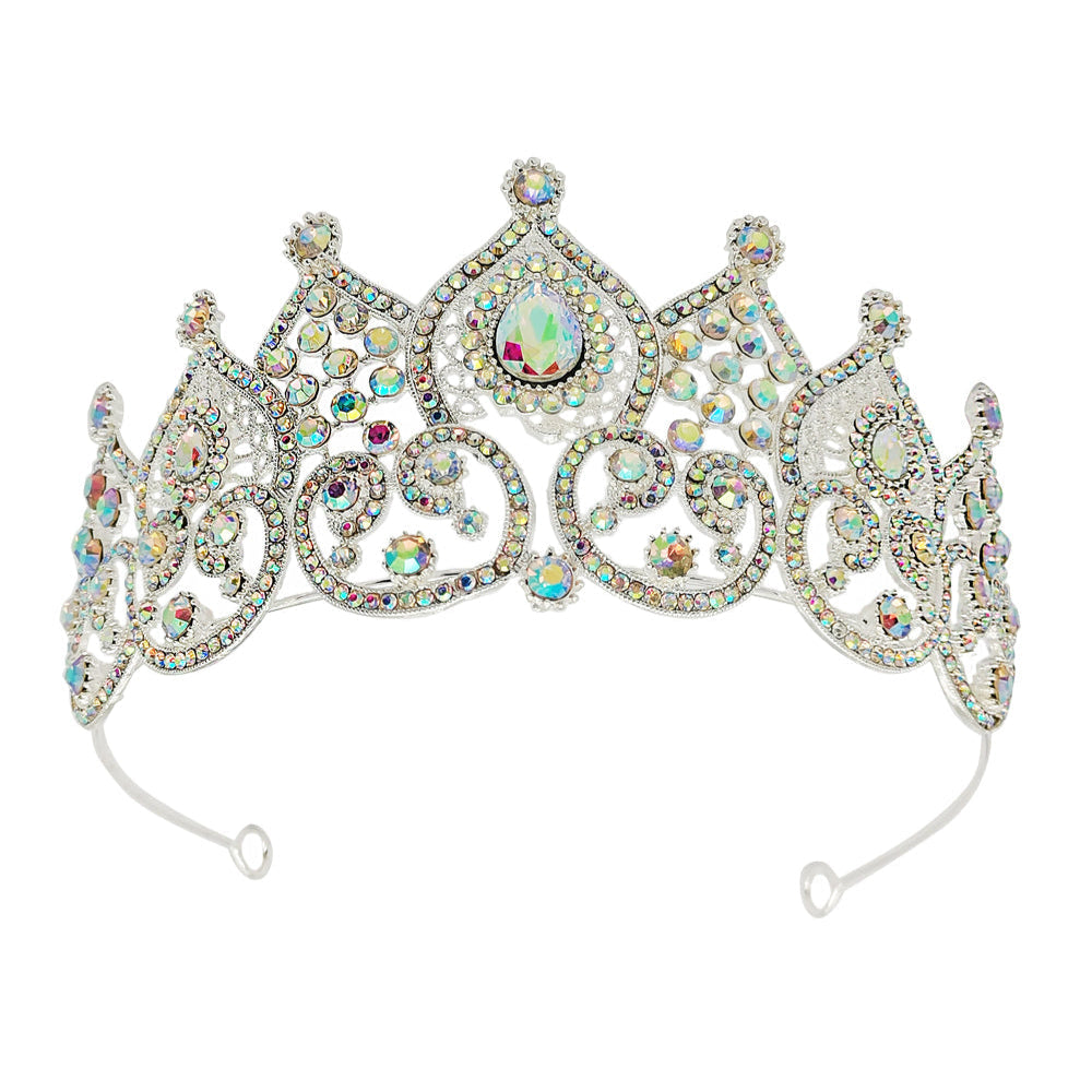 Crystal Tiara Crown CR111-30 (1pc)