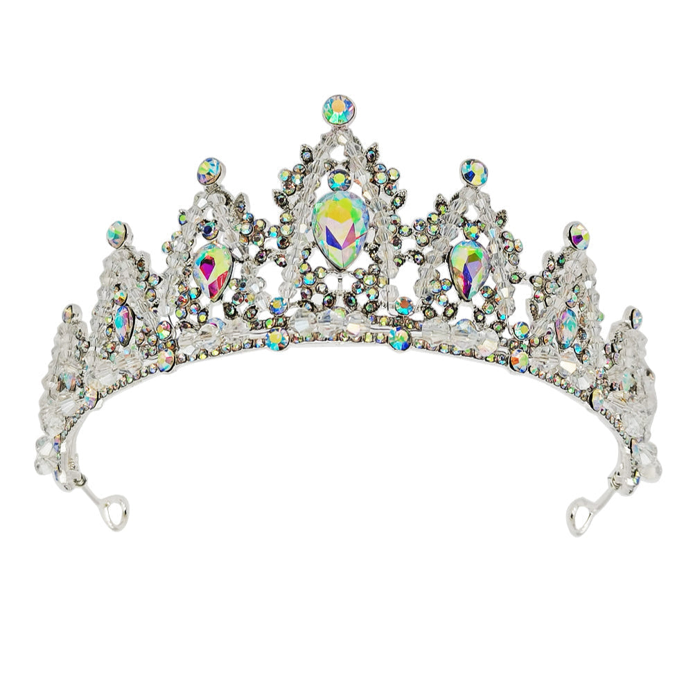 Crystal Tiara Crown CR111-37 (1pc)