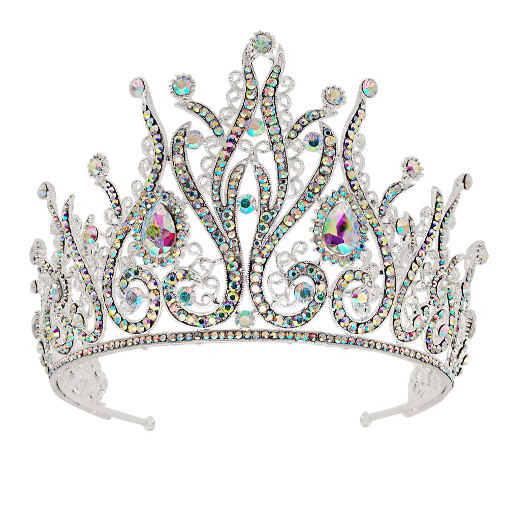 Crystal Tiara Crown CR1116-26 (1pc)