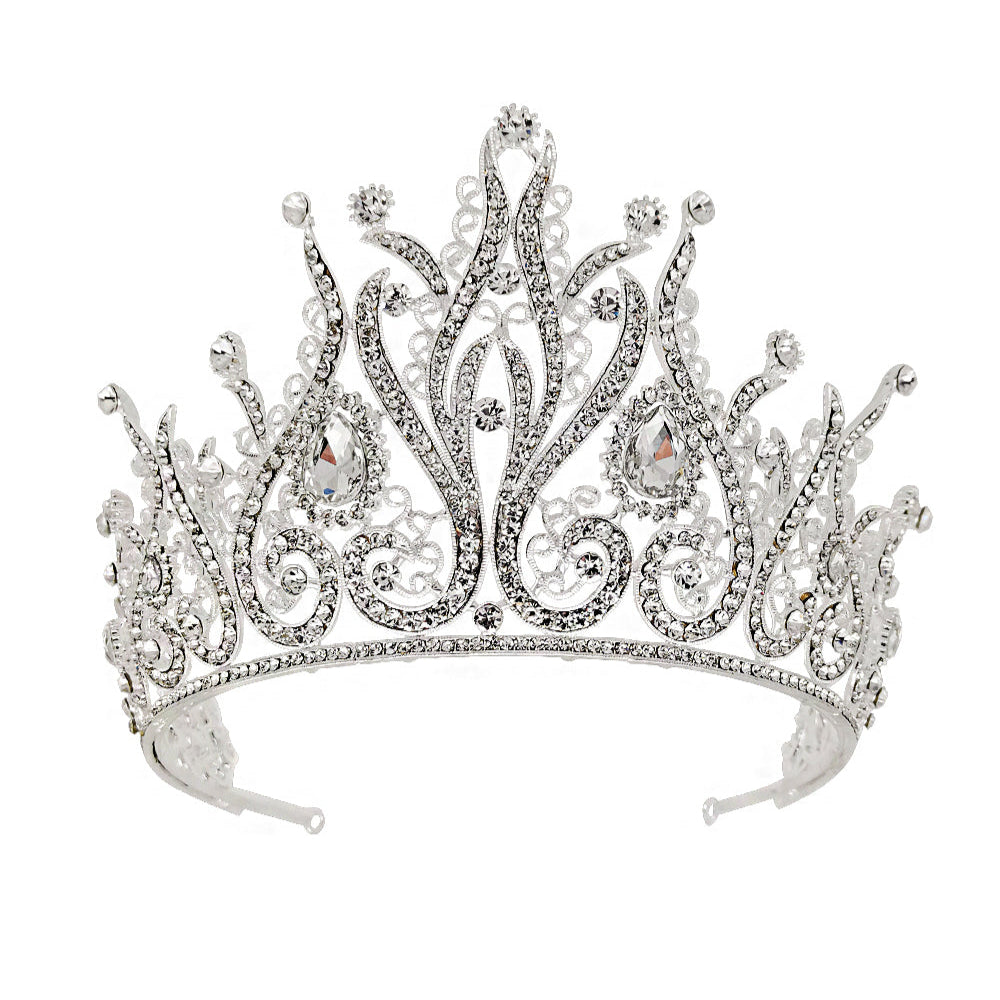 Crystal Tiara Crown CR1116-26 (1pc)