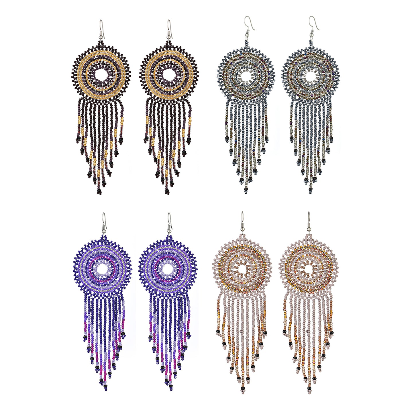 Circle Bead Earring ER2829-10 (12PC)
