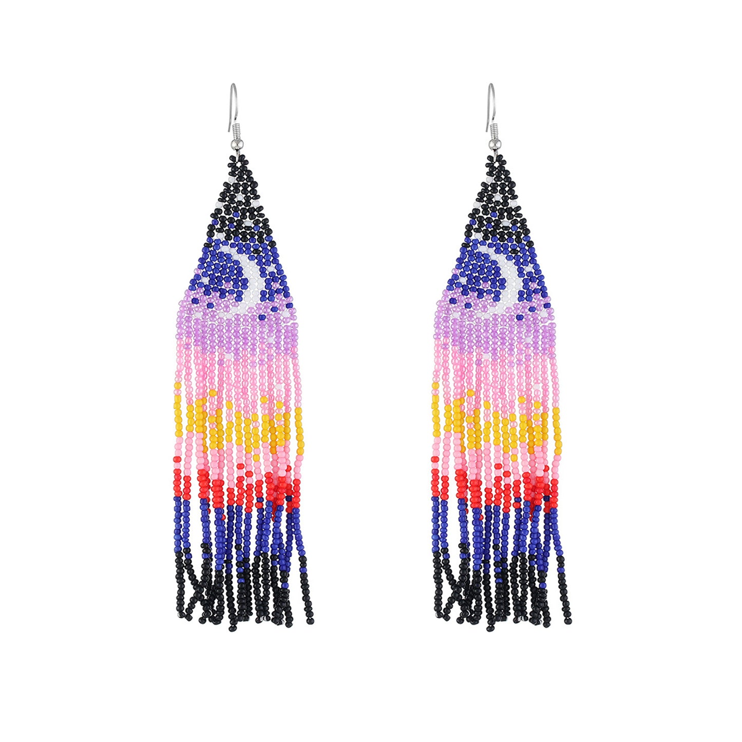 Moon Crscent Bead Earring ER2829-18 (7PC)