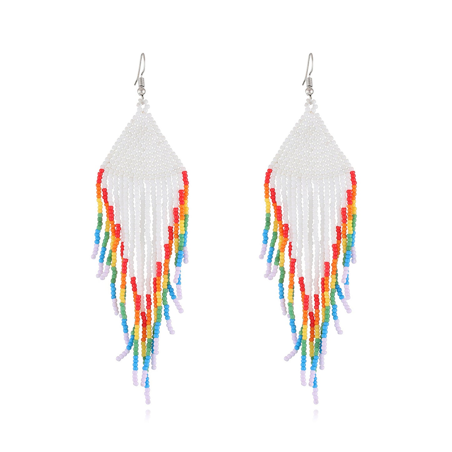 Fringe Rainbow Bead Earring ER2829-36 (10PC)