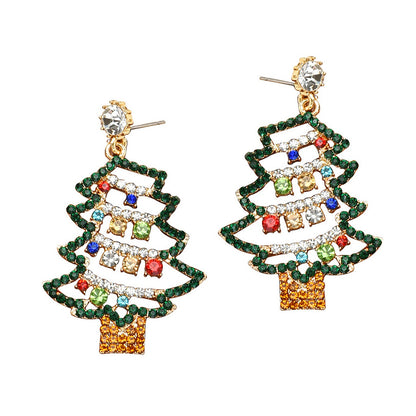 Christmas Tree Earring ER2913-29. (12PC)