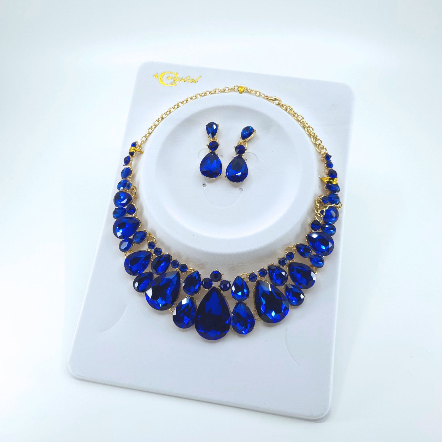 Crystal Necklace Earring Set FJN362 (1PC)