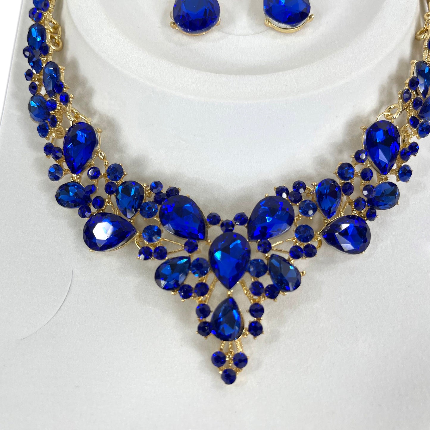 Crystal Necklace Earring Set  FJN364 (1PC)