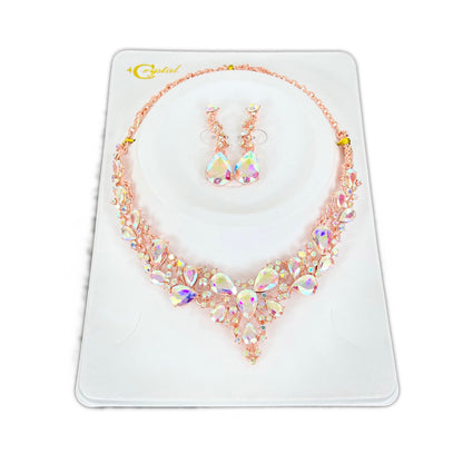 Crystal Necklace Earring Set  FJN364 (1PC)