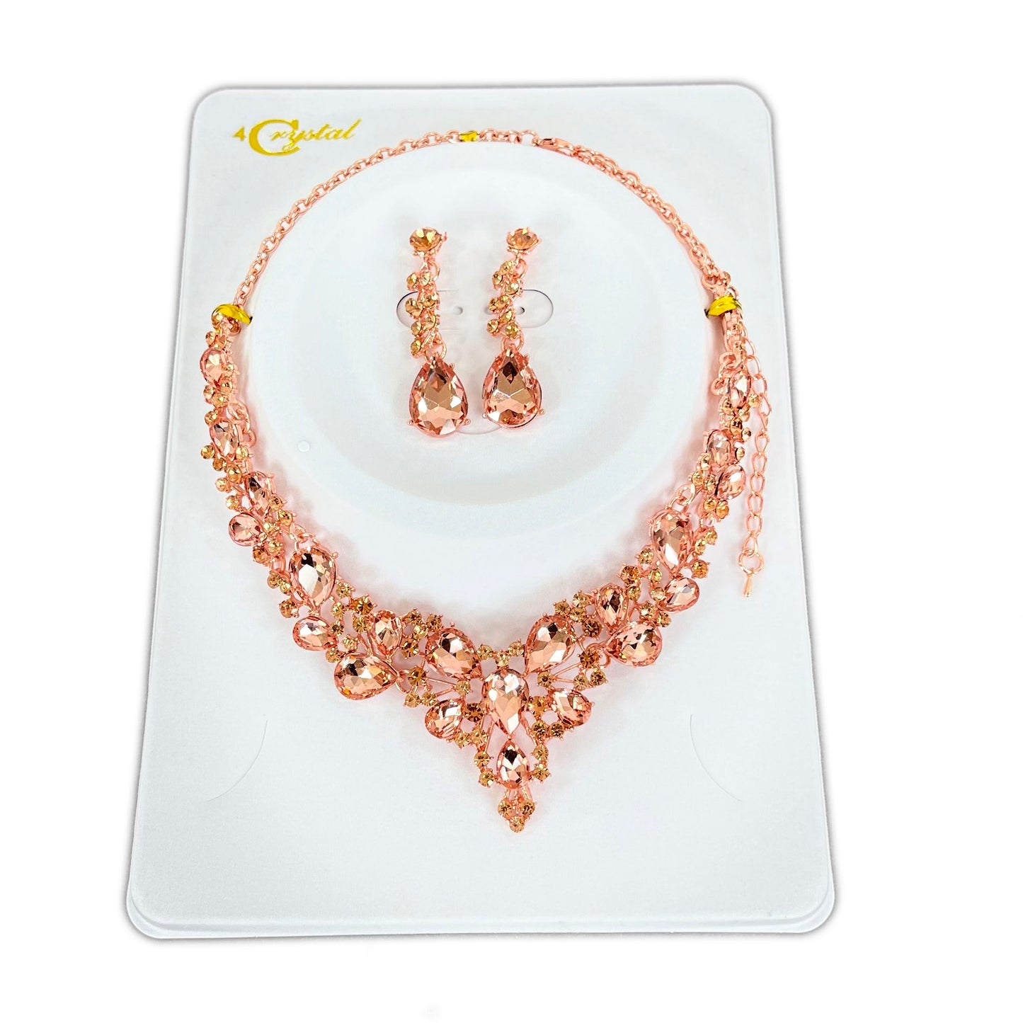 Crystal Necklace Earring Set  FJN364 (1PC)