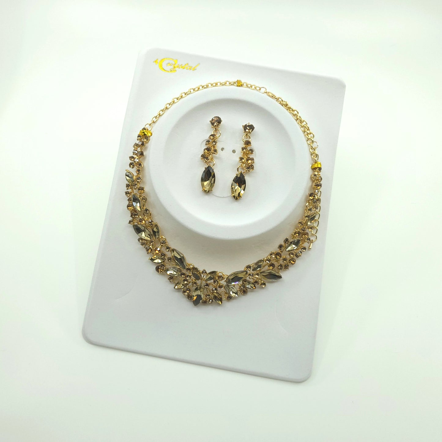Crystal Necklace Earring Set FJN366 (1PC)
