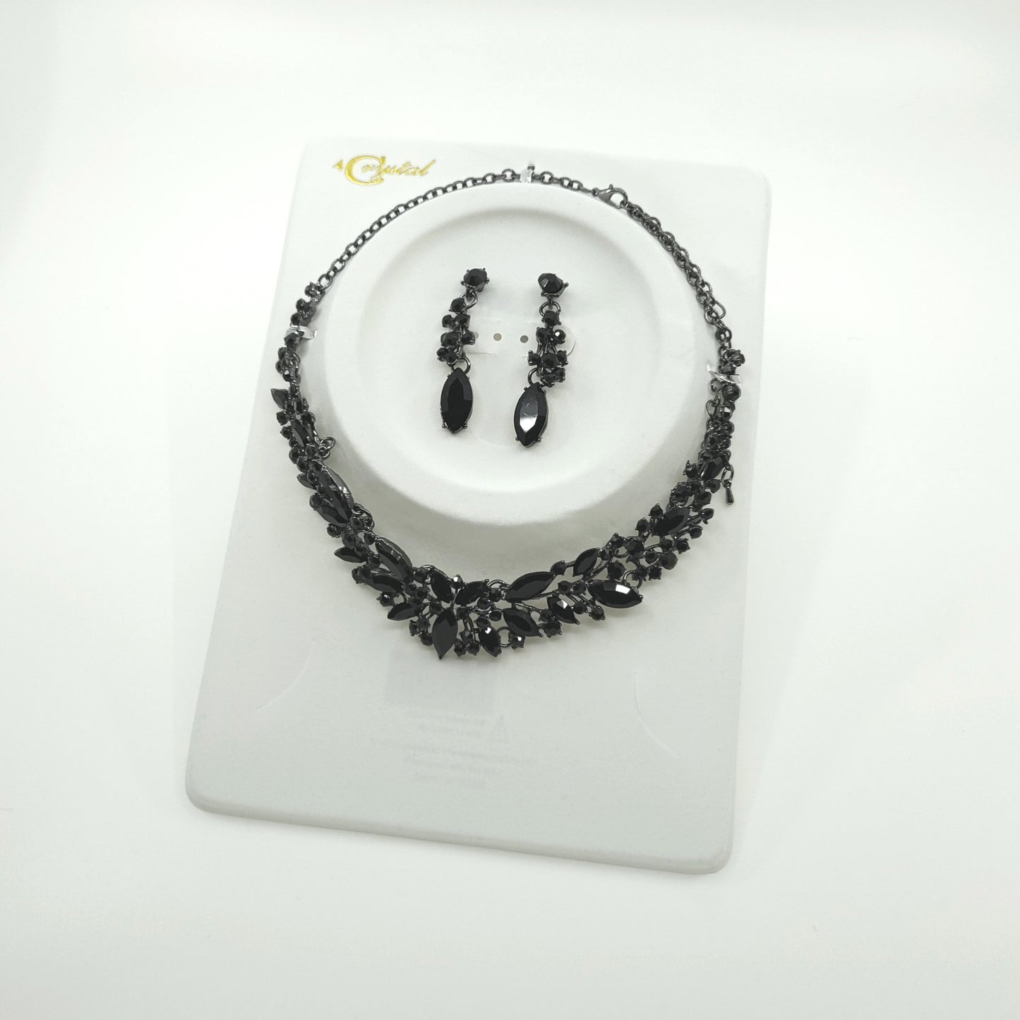 Crystal Necklace Earring Set FJN366 (1PC)
