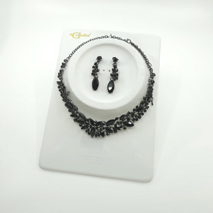 Crystal Necklace Earring Set FJN366 (1PC)