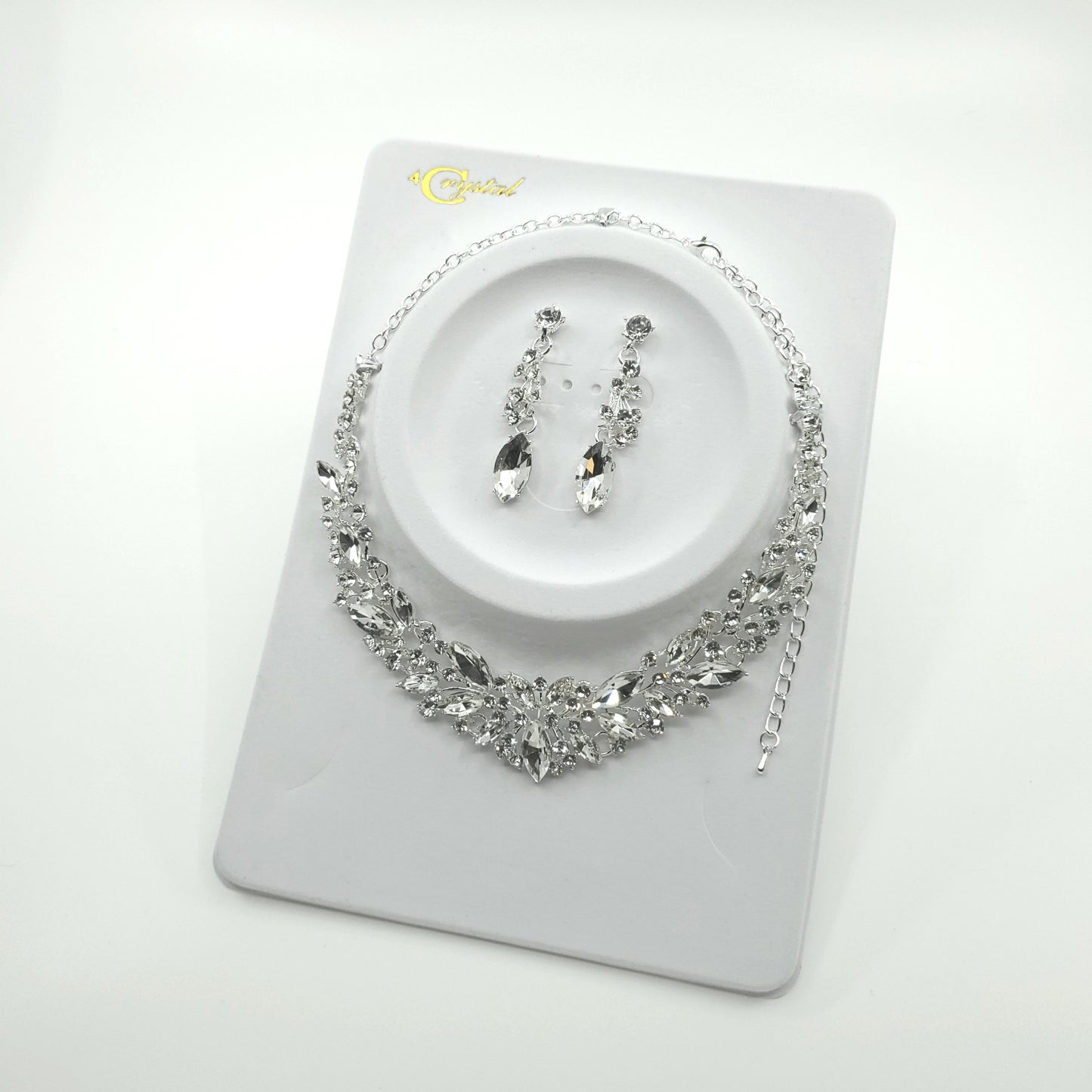 Crystal Necklace Earring Set FJN366 (1PC)