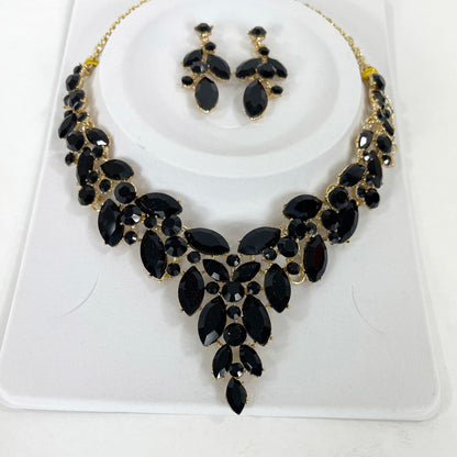 Crystal Necklace Earring Set FJN367 (1PC)