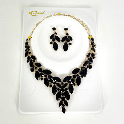 Crystal Necklace Earring Set FJN367 (1PC)