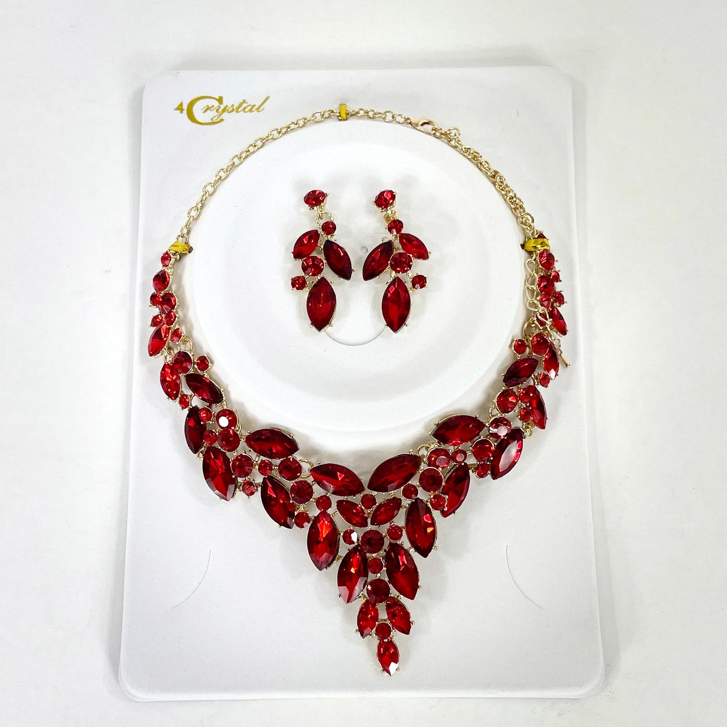 Crystal Necklace Earring Set FJN367 (1PC)