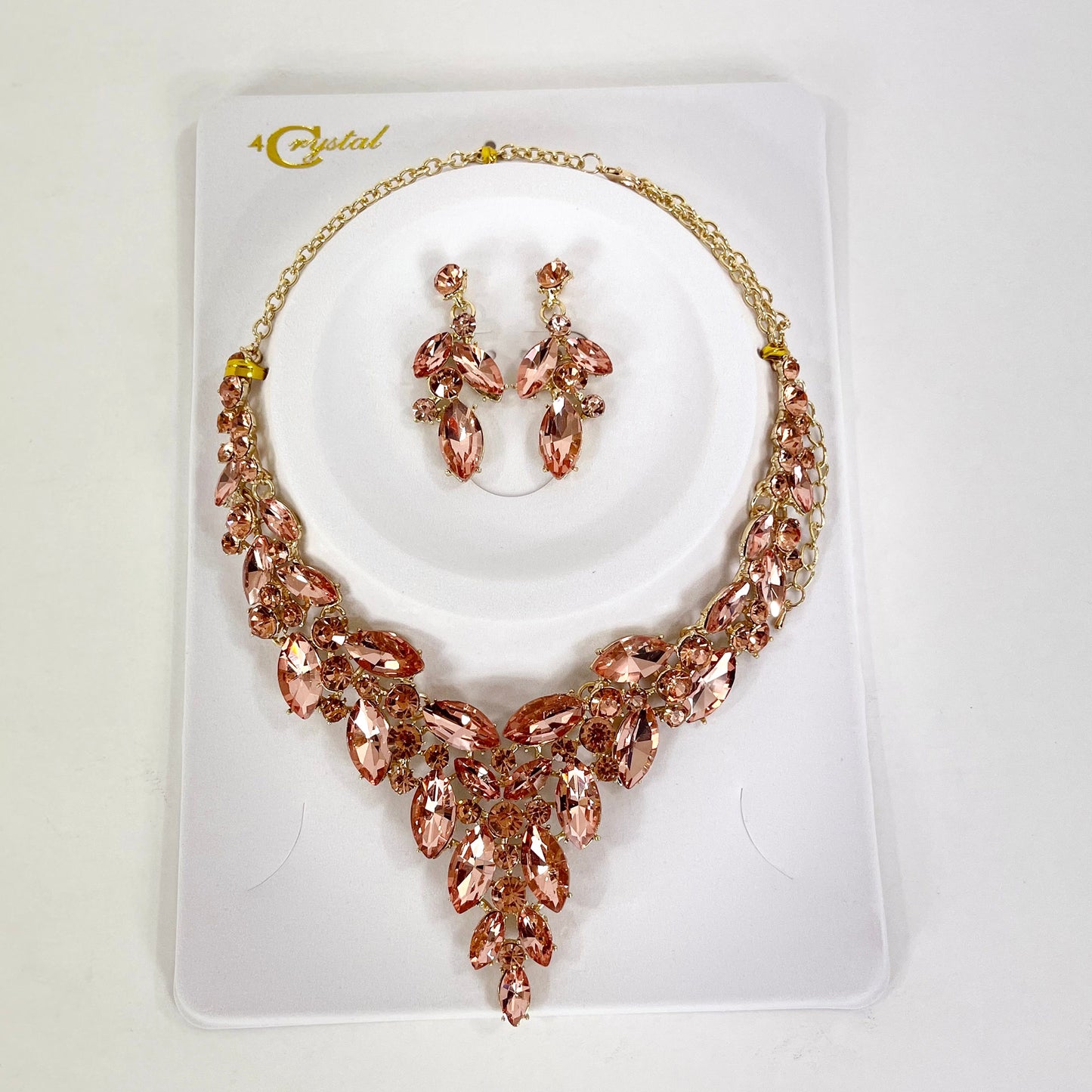 Crystal Necklace Earring Set FJN367 (1PC)