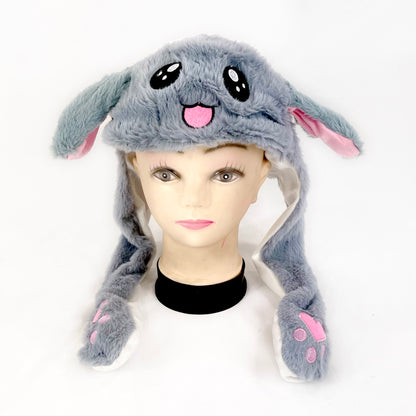 Cute Cartoon Face Moving Ear Beanie HA1215-2D (12PC)