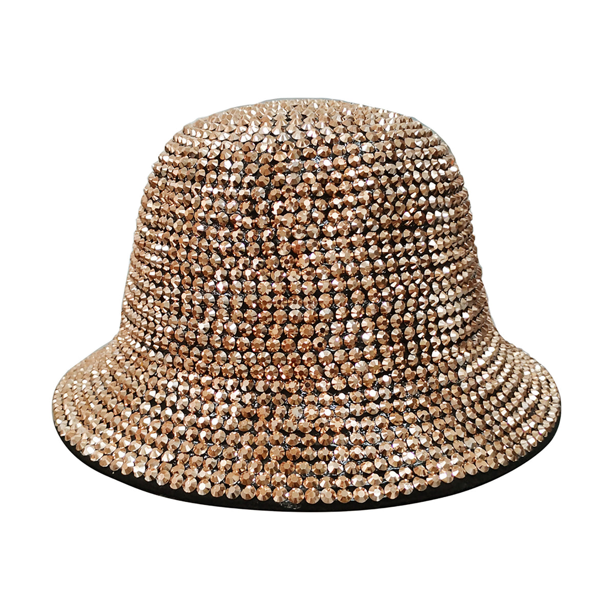 Rhinestone Bucket Hat Lightweight Straw Breathable Wide Brim Rhinestone Raffia Straw Western Hat – Village Hat Shop main image 3
