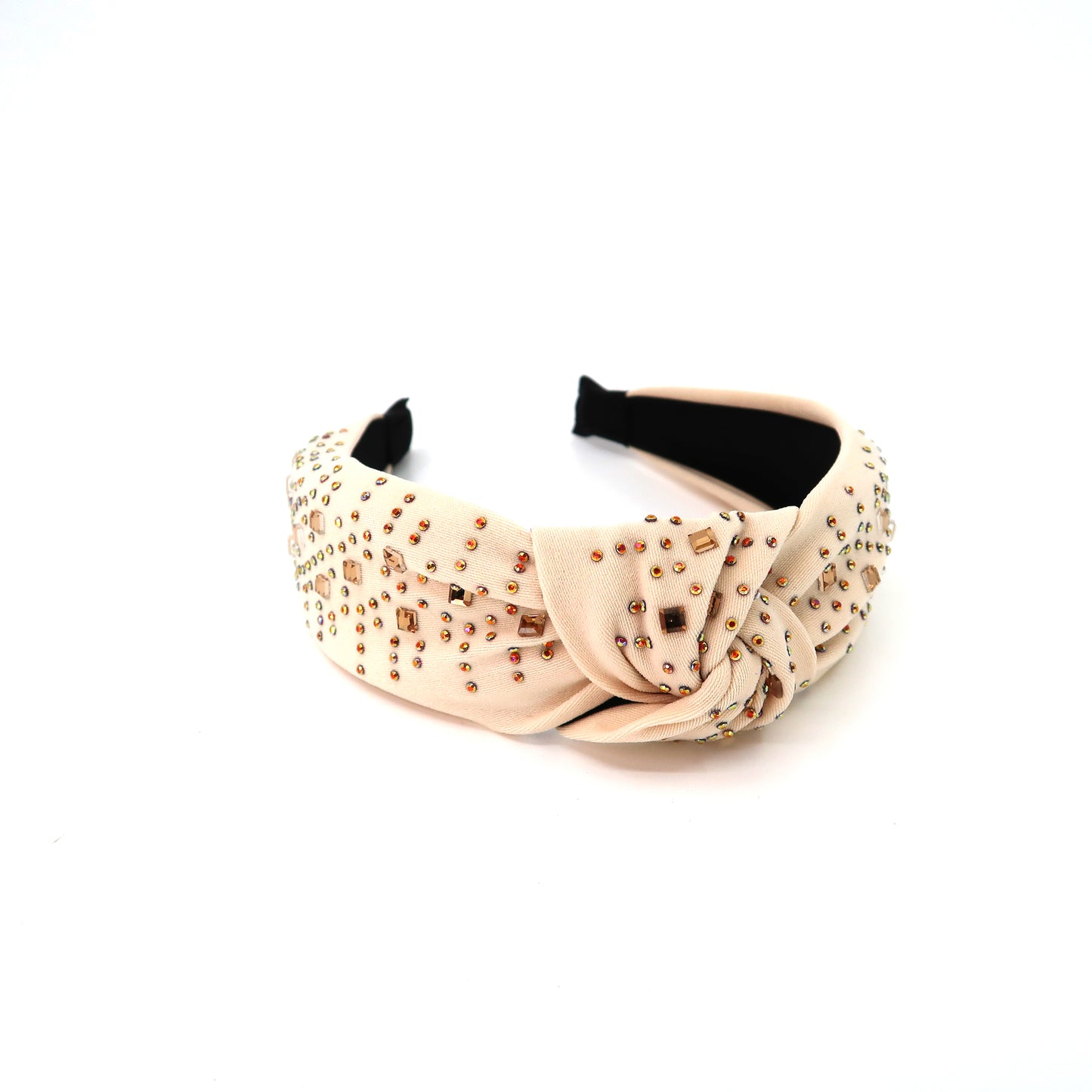 Square Rhinestone Decor Knot Headband HB920-45 (12PC)