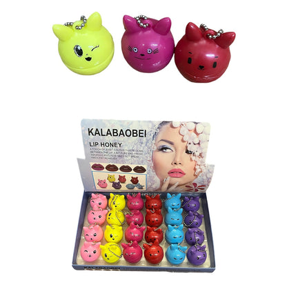 Cat Ball Lip Balm LB108-3-C (24PC)