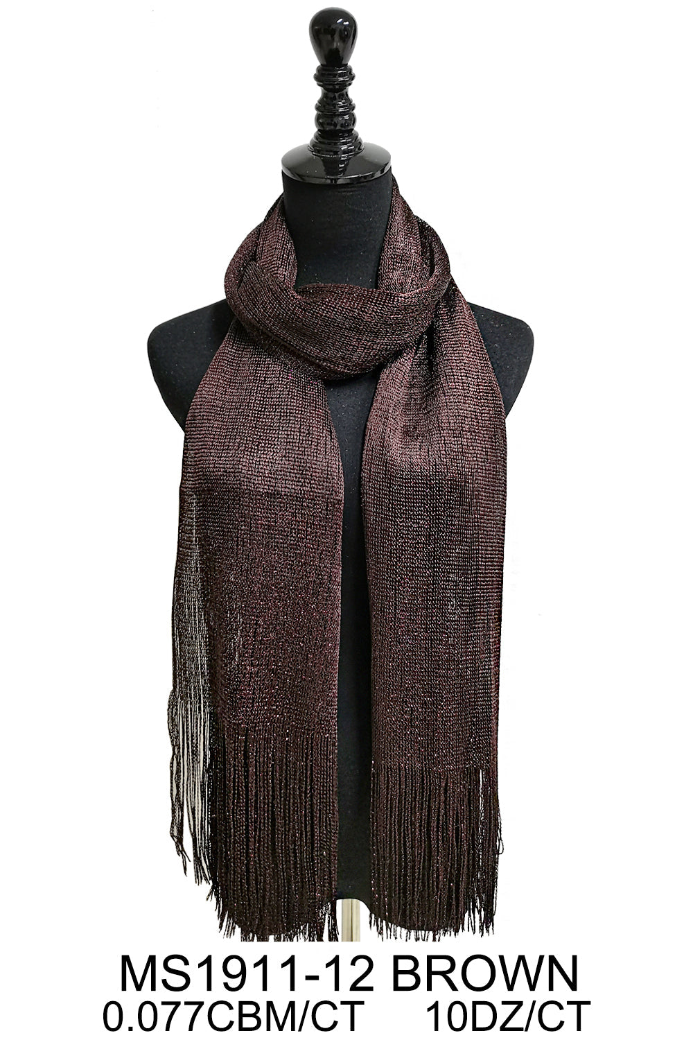 Metallic Scarves MS1911A (12pc)